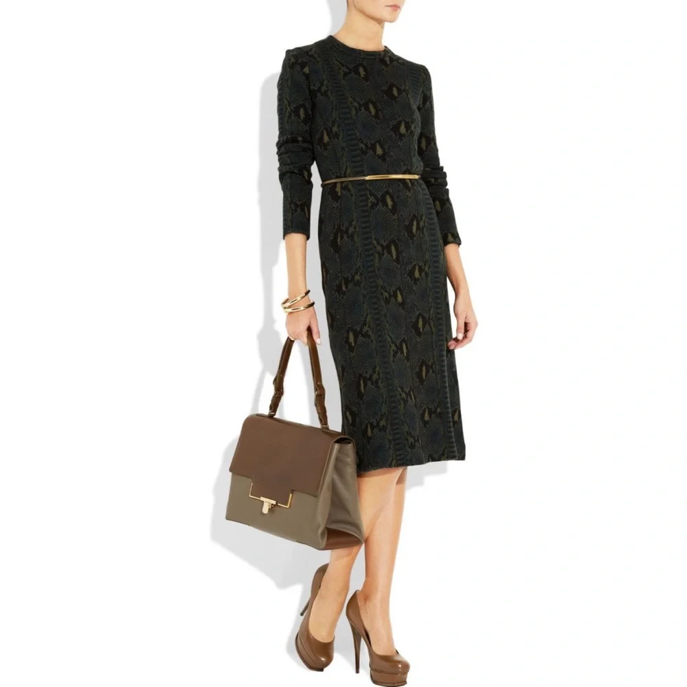 Lanvin | NWT Vintage Deadstock Miss Sartorial Calfskin Bag Taupe/Brown